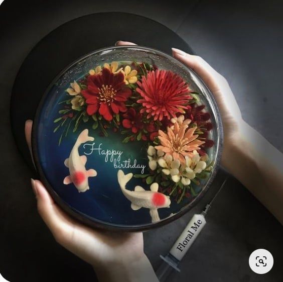 Khuôn silicon làm bánh trung thu cá Koi 6cm ( TC150 )