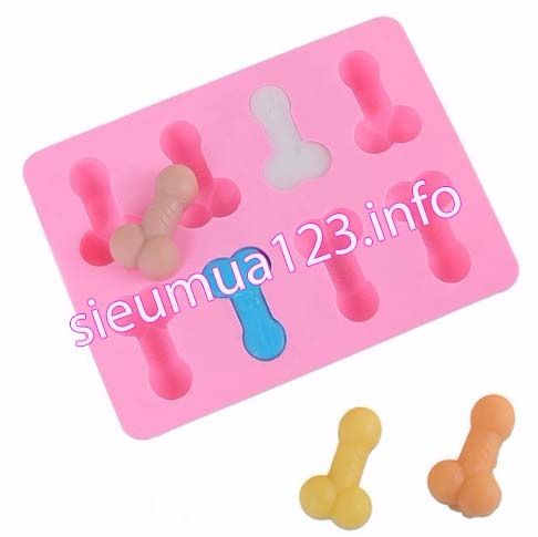 Khuôn silicon 8 con kiu nhỏ 5,2cm  ( TC874 )