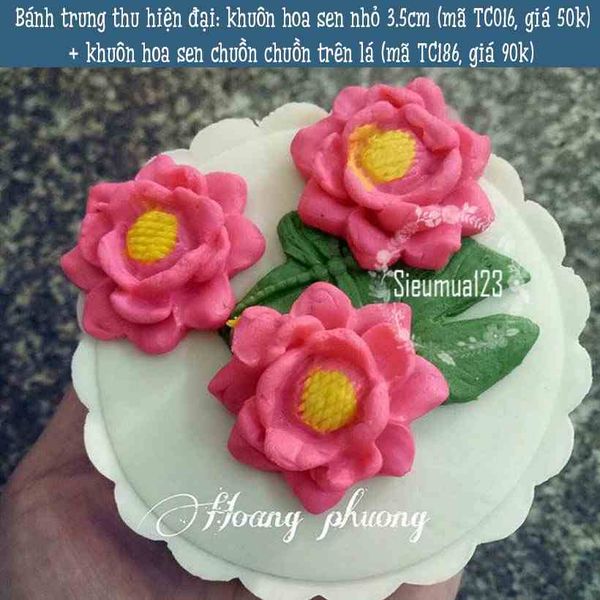 Khuôn silicon làm rau câu hoa sen nhỏ 3,5cm ( TC016 )