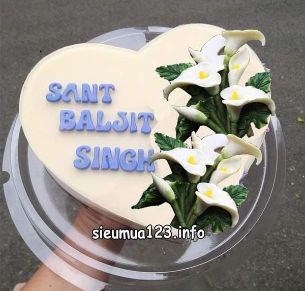 Khuôn silicon chùm hoa rum Calla Lily 8cm ( SM1333 )