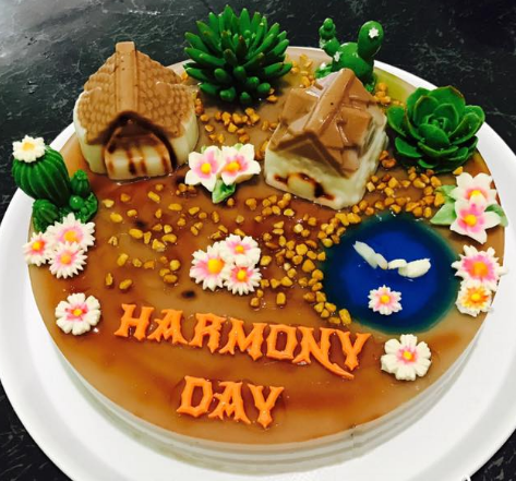 Khuôn silicon hình 6 ngôi nhà 6,5cm ( TC300 )