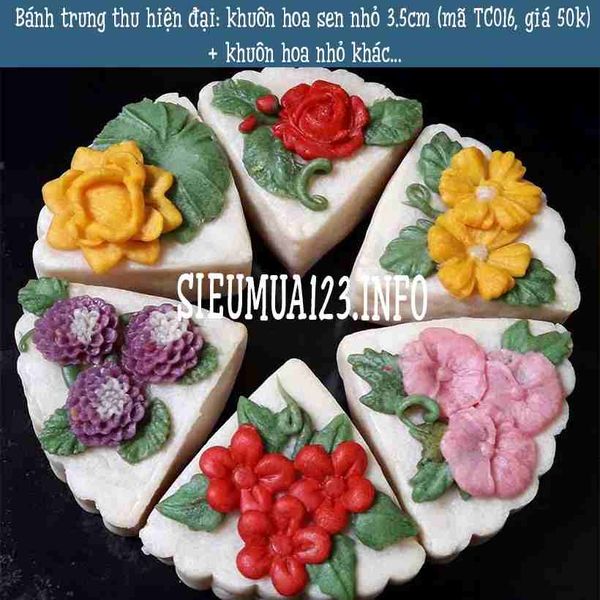 Khuôn silicon làm rau câu hoa sen nhỏ 3,5cm ( TC016 )