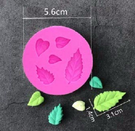 Silicon Fondant lá nhỏ 5 cái ( TC1087 )