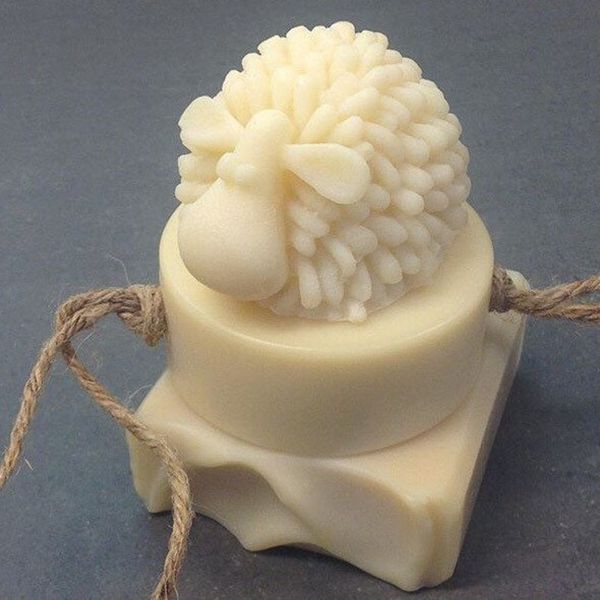 Khuôn silicon con cừu lông xoăn 7,5cm ( TC451 )