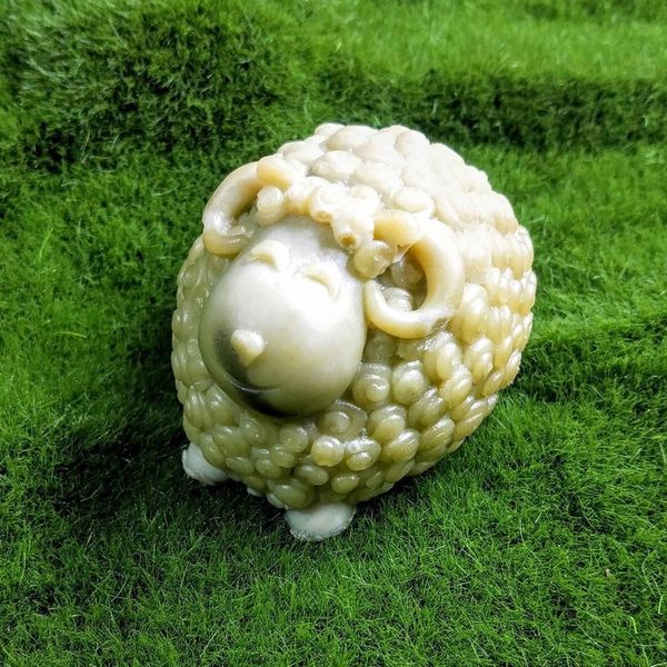 Khuôn silicon con cừu lông xoăn 7,5cm ( TC451 )