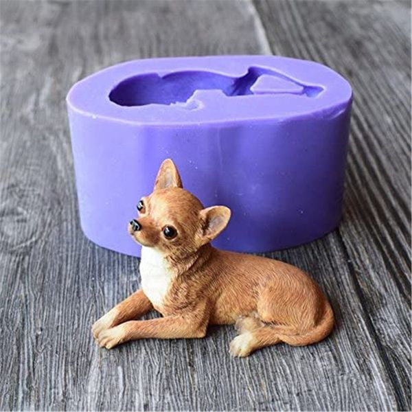 Khuôn silicon con chó Chihuahua 8cm ( SM238 )