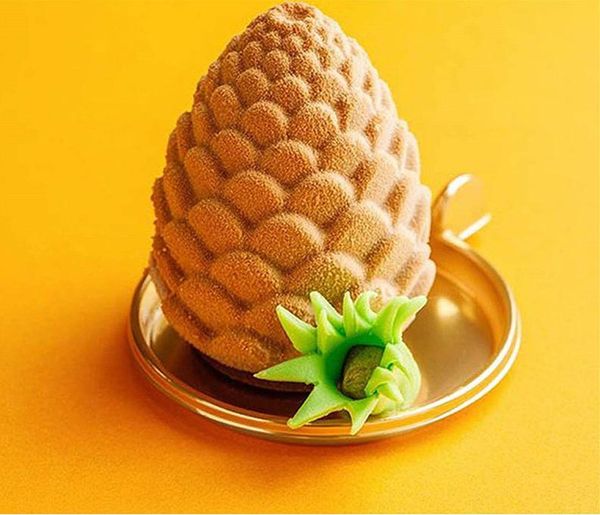 Khuôn silicon 8 quả thông 7cm ( SM886 )