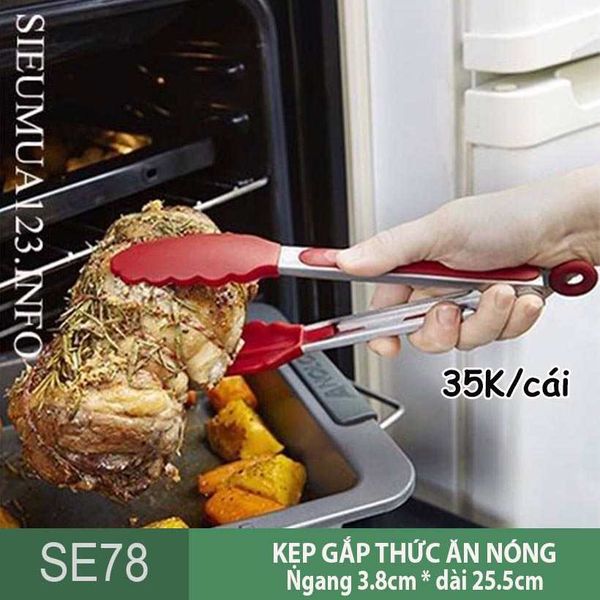Cây gắp nóng thức ăn dài 25,5cm ( SE78 )