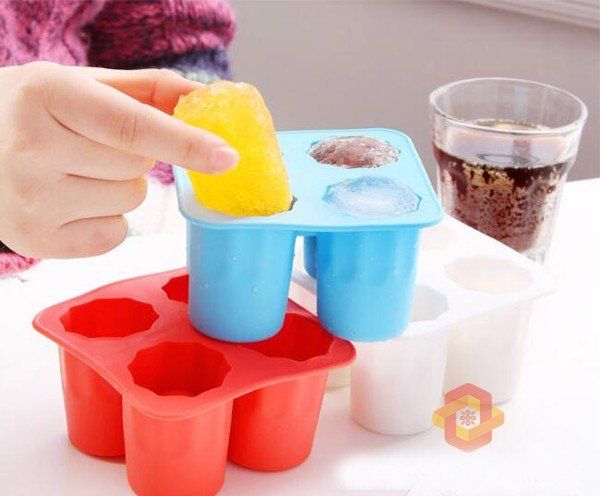 Khuôn silicon 4 Cái Ly Bia ĐK4cm*cao5cm ( TC037 )