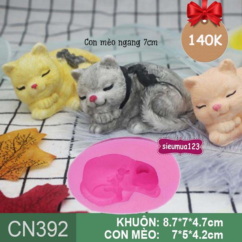 Khuôn silicon con mèo con chuột ( CN392 ) u2013 Siêu Mua 123