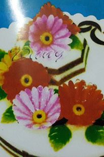 Khuôn Rau Câu Nổi - Cúc-Đồng-Tiền