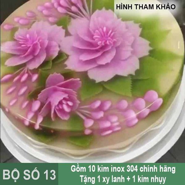 Bộ 10 kim làm rau câu 3d ( Set 13 )