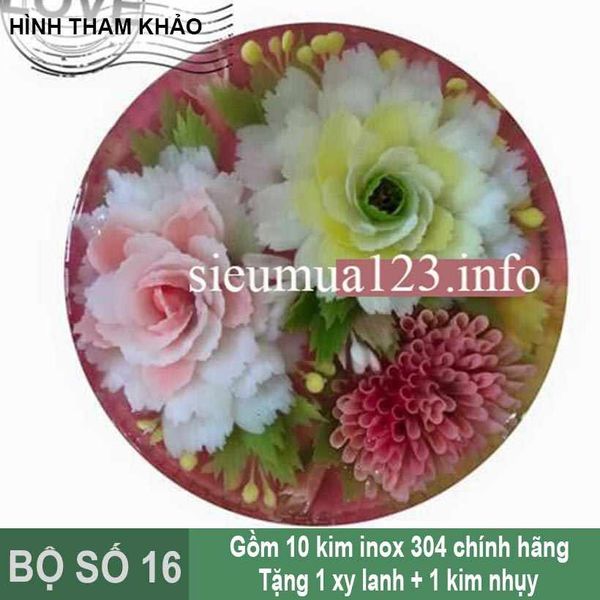 Bộ 10 Kim 3d Số 16 ( chính hãng Ngọc Huệ )
