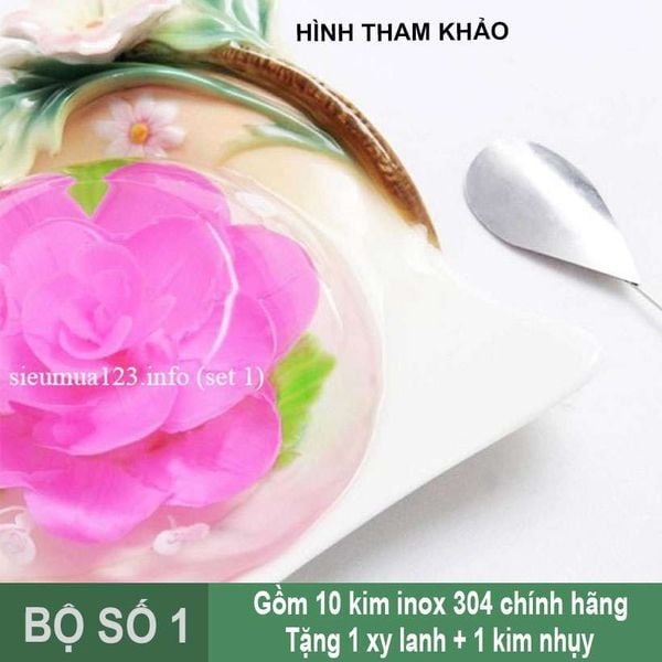 Bộ 10 kim làm rau câu 3d Số 1