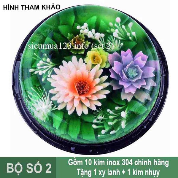 Bộ 10 Kim 3d Số 2