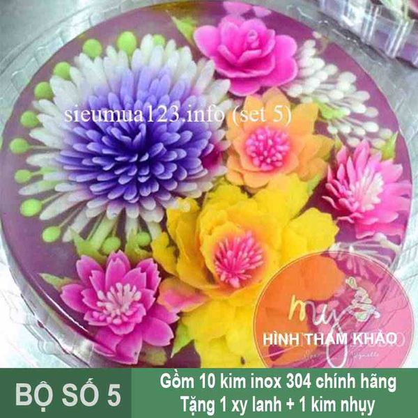 Bộ 10 Kim 3d Số 5 ( chính hãng Ngọc Huệ )