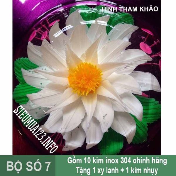 Bộ 10 Kim 3d Số 7