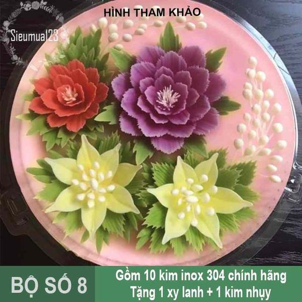 Bộ 10 Kim 3d Số 8 ( chính hãng Ngọc Huệ )