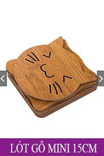 Miếng lót nồi mini bằng gỗ ép 15cm