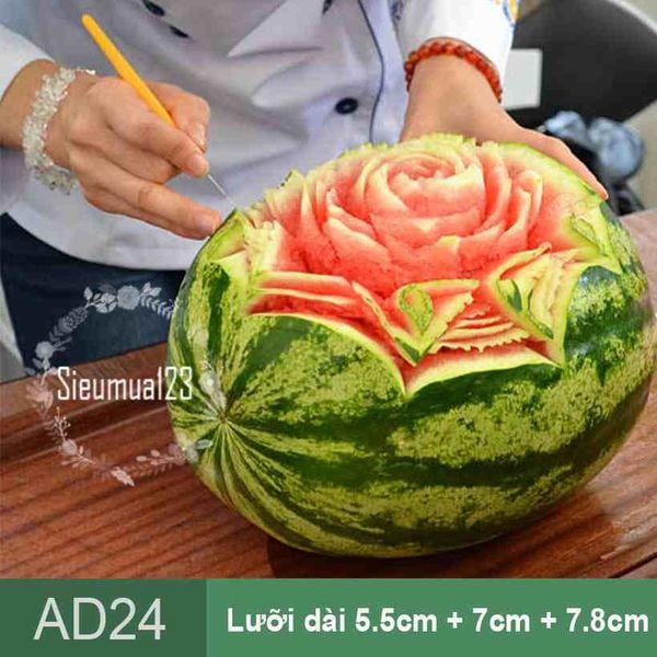 Bộ 3 Dao Tỉa Rau Củ Quả Penguin Thailand Cán Nhựa ( AD24 )