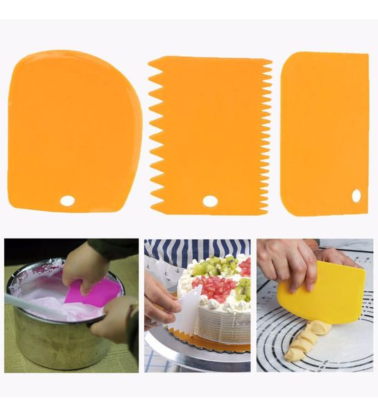 Bộ 3 miếng nhựa phết kem và tạo vân bánh ( SE86 )