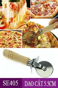 1 Dao cắt bánh pizza bằng thép cán gỗ ĐK 5.5cm ( SE405 )