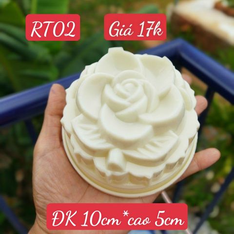 Khuôn Nhựa Hoa Hồng 10cm ( RT02 ) còn 6 cái