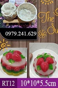 Khuôn Nhựa Trái Đào 10cm ( RT12 ) CÒN 6 CÁI