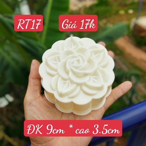 Khuôn Nhựa Hoa Hồng 9cm ( RT17 ) còn 13 cái