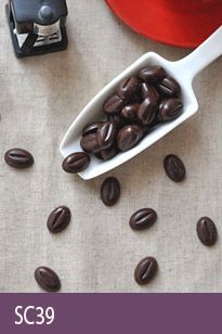 Khuôn silicon làm kẹo 55 hạt cafe size 1,5cm ( SC39 )