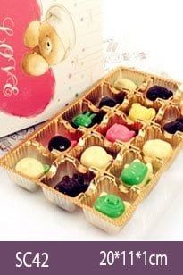 Khuôn socola silicon :  Khuôn 15 Con Cáo ( SC42 )