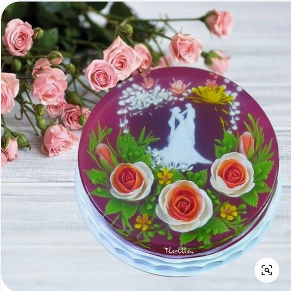 Khuôn silicon cô dâu chú rể 9cm nét mỏng ( TC1222 )