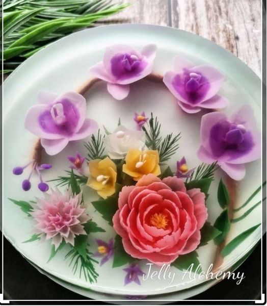 Bộ kim rau câu 3d hoa lan hồ điệp ( set 21 )