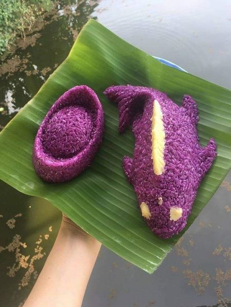 Khuôn nhựa mỏng con cá chép 23,5cm và thỏi vàng 13.5cm làm rau câu , bánh tổ ( SM1638 )