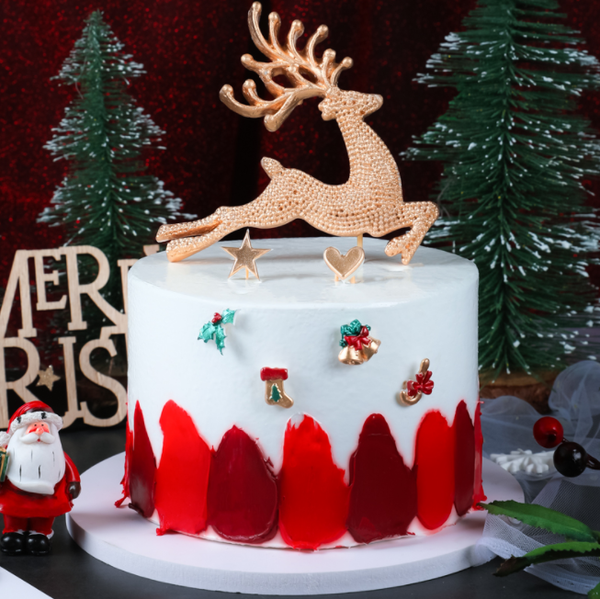 Khuôn silicon con tuần lộc đốm lớn 12,5cm ( SM254 )