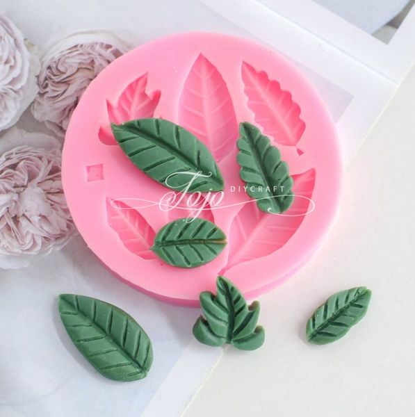 Khuôn silicon 6 lá cây đủ loại 2,5cm - 4,5cm ( TC008 ) CÒN 1