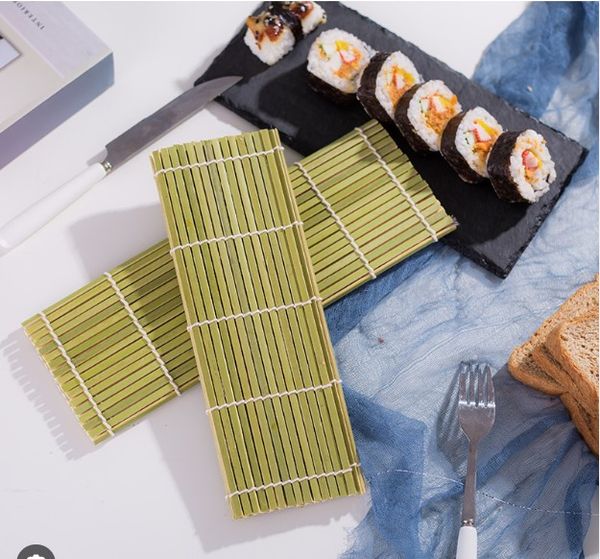 Mành tre cuộn sushi xanh lá 24cm *24cm ( SM1756 )