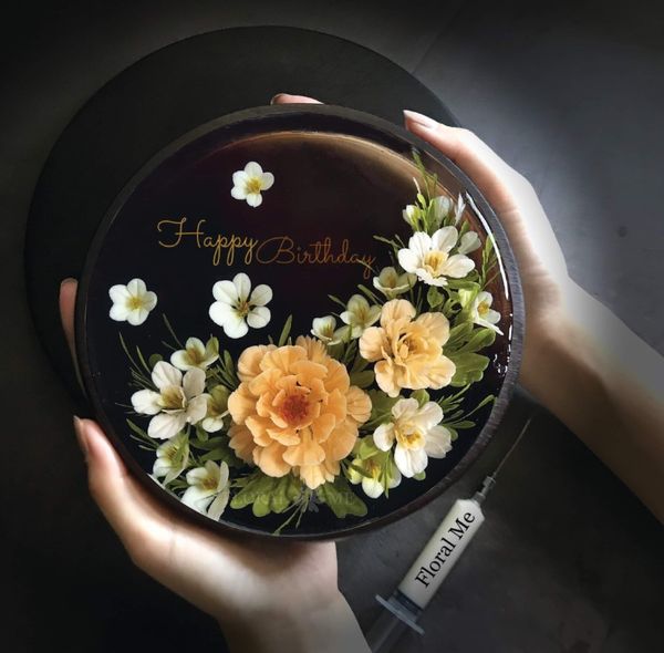 Bộ kim làm rau câu 3d hoa phượng hoa bằng lăng ( set 50 )