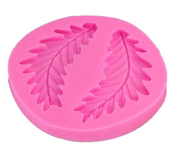 Khuôn silicon 2 lá rong biển 5,5cm ( TC074 )