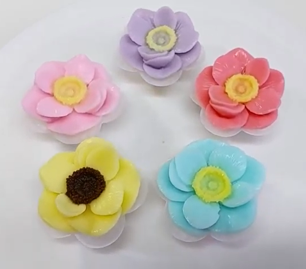 Khuôn silicon làm rau câu hoa hải quỳ 5cm ( SM1475 )