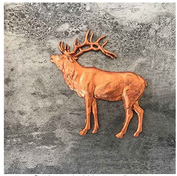 Khuôn silicon con tuần lộc sừng dài 6,5cm ( SE550 )