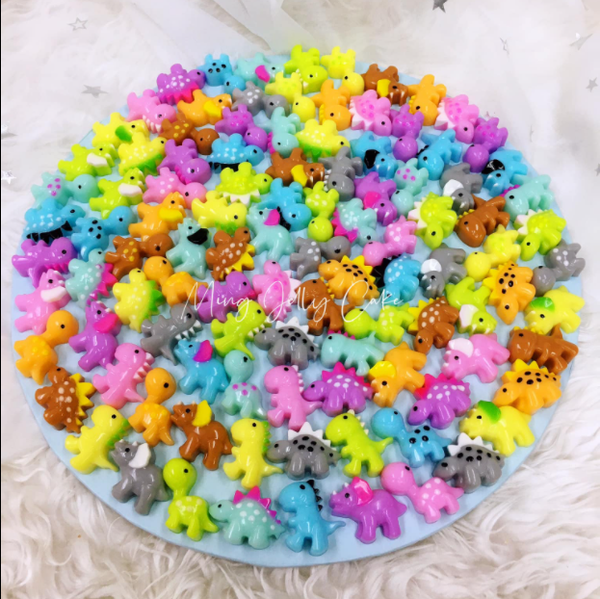 Khuôn silicon làm socola 12 Con Khủng Long Nhỏ 4cm ( SC5 )