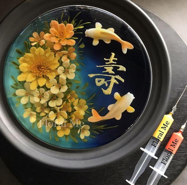 Bộ kim làm rau câu 3d hoa phượng hoa bằng lăng ( set 50 )