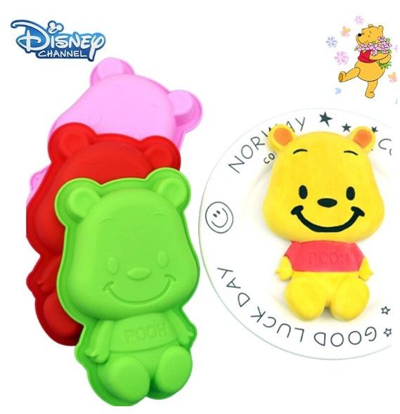Khuôn silicon con gấu Pooh 16cm ( TC612 )