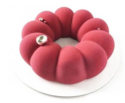 Khuôn silicon làm bánh mousse tròn trái bí 19cm ( TC985 ) còn 13 cái