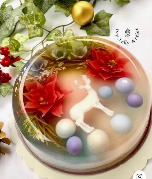 Khuôn silicon con tuần lộc cây thông băng đá hoa tuyết Noel 6cm ( TC039 )