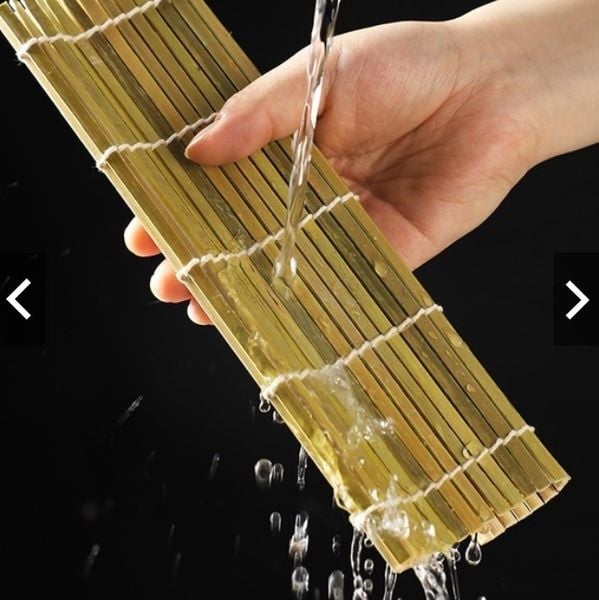 Mành tre cuộn sushi xanh lá 24cm *24cm ( SM1756 )