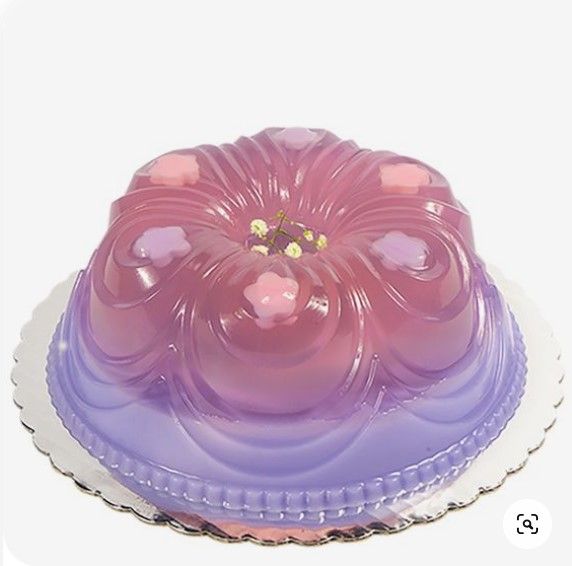 Khuôn silicon làm bánh rau câu váy công chúa 6 cánh xòe 22cm ( SM1028 )