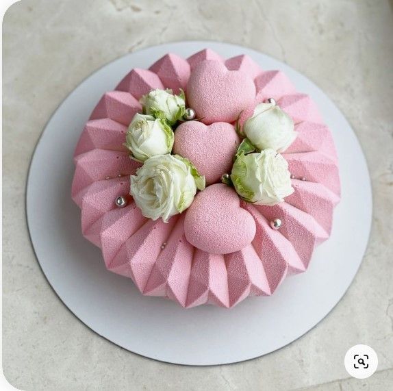 Khuôn silicon làm bánh mousse hình tròn kim cương 15,6cm ( SM180 ) cò  2 cái