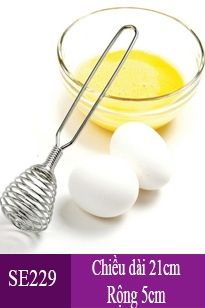 1 Dụng cụ đánh trứng hình xoắn ốc ĐK 5cm ( SE229 )